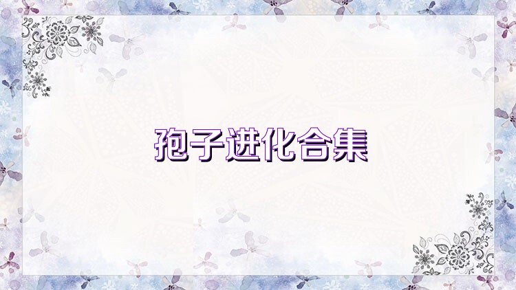 孢子进化合集