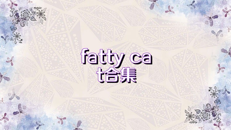 fatty cat合集