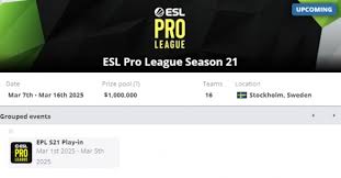 CS2EPL S21斯德哥尔摩比赛有哪些参赛战队