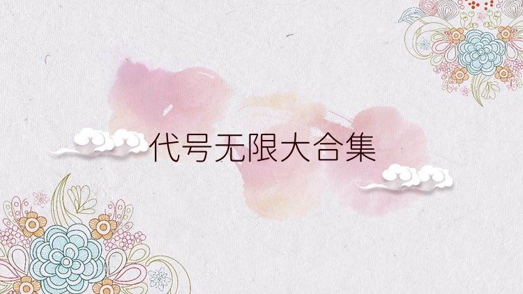代号无限大合集