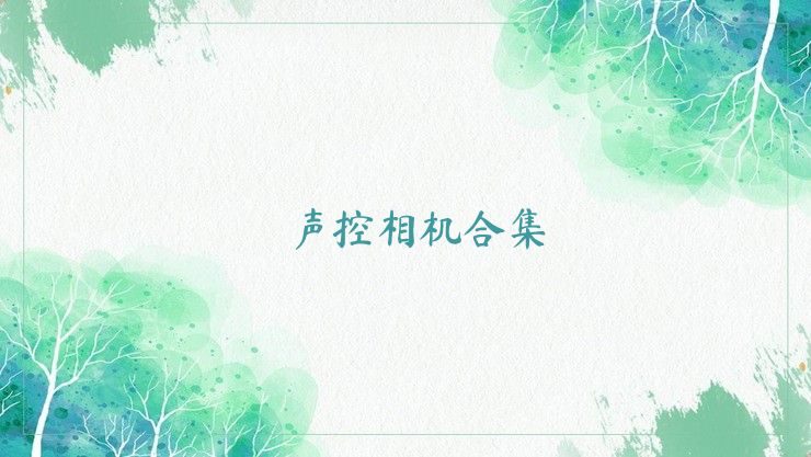 声控相机合集