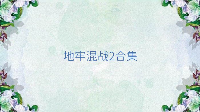 地牢混战2合集