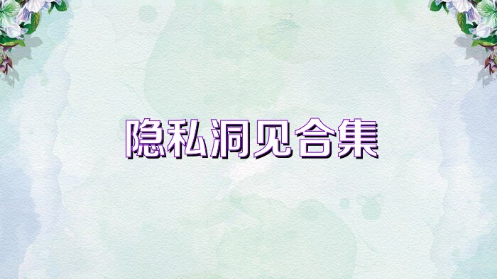 隐私洞见合集