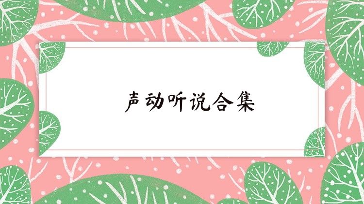 声动听说合集