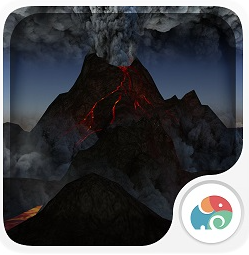 3D火山梦象动态壁纸