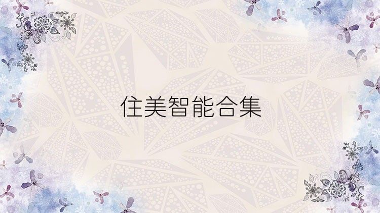 住美智能合集