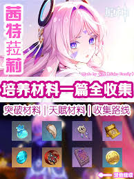 原神茜特菈莉天赋突破材料有哪些