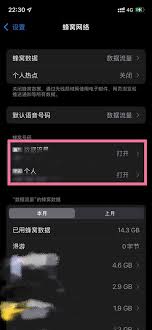 苹果手机数据流量在哪打开