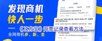 乙方宝如何查看发票