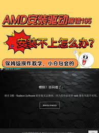 amd显卡驱动安装错误195怎么办