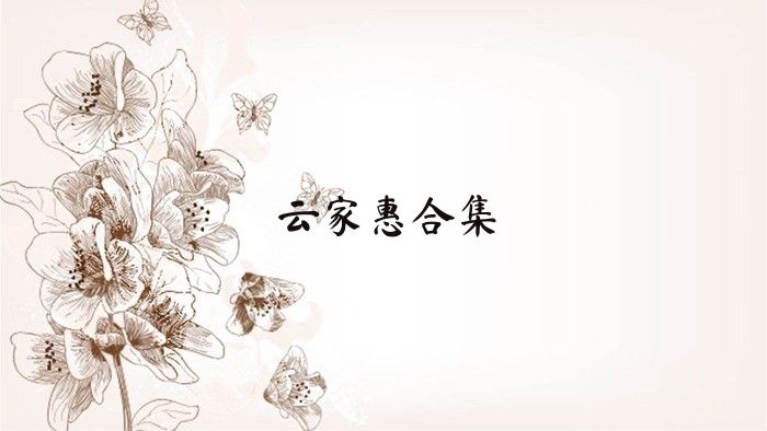 云家惠合集