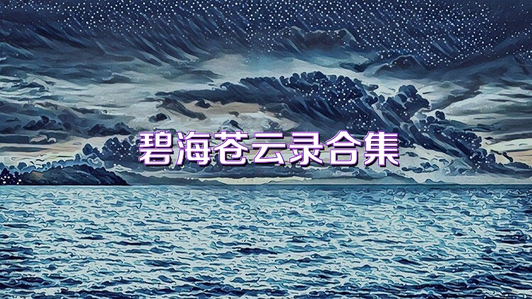 碧海苍云录合集