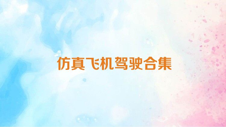 仿真飞机驾驶合集