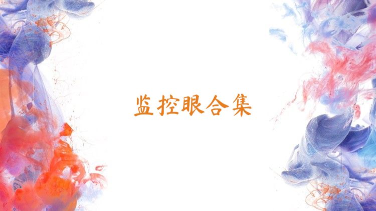 监控眼合集