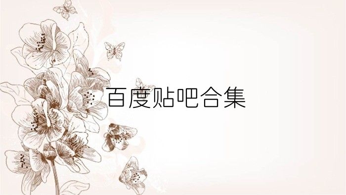 百度贴吧合集