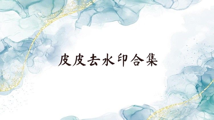 皮皮去水印合集