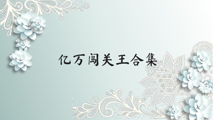 亿万闯关王合集