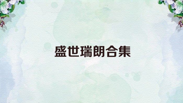 盛世瑞朗合集