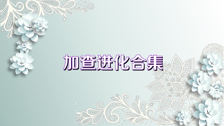 加查进化合集