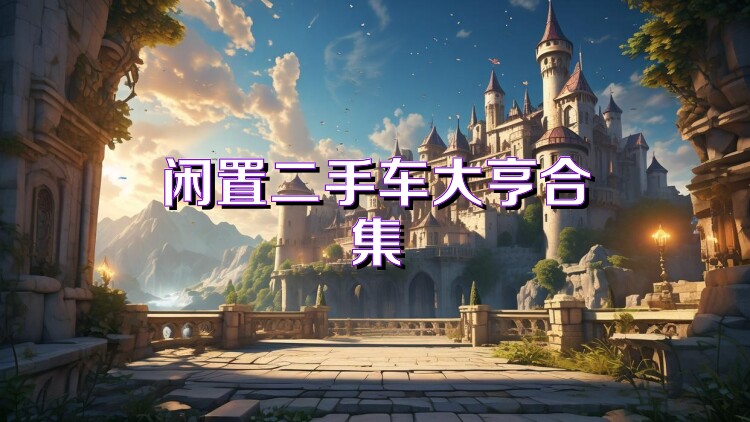 闲置二手车大亨合集