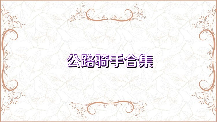 公路骑手合集