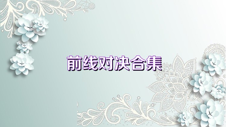 前线对决合集