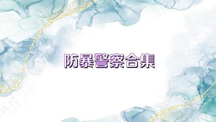 防暴警察合集