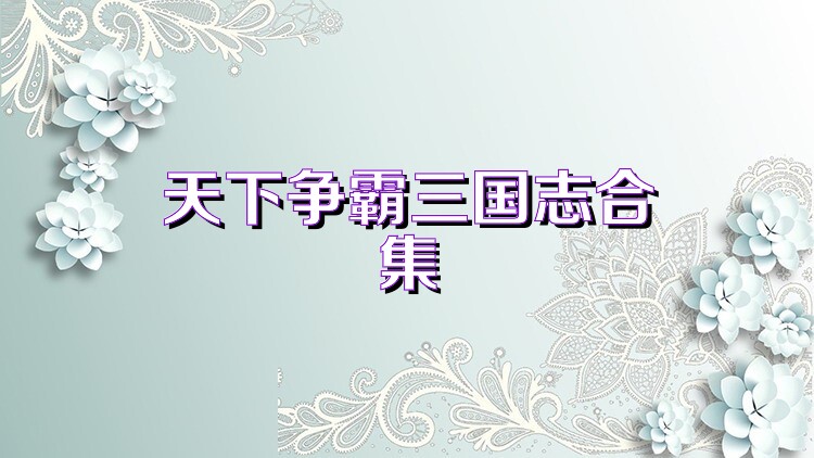 天下争霸三国志合集