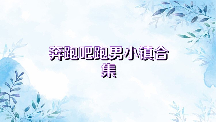 奔跑吧跑男小镇合集